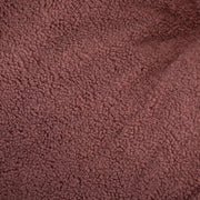 010-Soft Teddy Fabric Tufted Foam Bean Bag Chair With Teddy Fabric Bean Paste Red Hallohomie