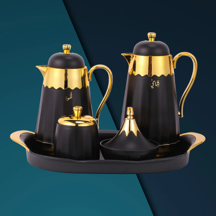 طقم شاي وقهوة متكامل، اطلبيه الآن!