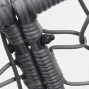 New Comming Outdoor Indoor PE wicker Swing Egg Chair Gray Color Hallohomie