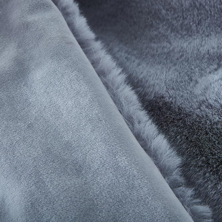 Cassilda Luxury Chinchilla Faux Fur Throw Blanket (50" x 60") Hallohomie