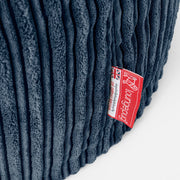 The Albert Sofa Bean Bag Cord Navy Blue Hallohomie