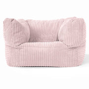 The Albert Sofa Bean Bag Cord Blush Pink Hallohomie