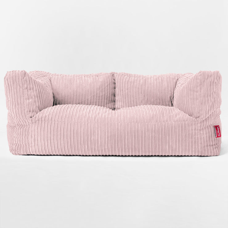 The Albert Sofa Bean Bag Cord Blush Pink Hallohomie