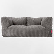 The Albert Sofa Bean Bag Cord Graphite Grey Hallohomie