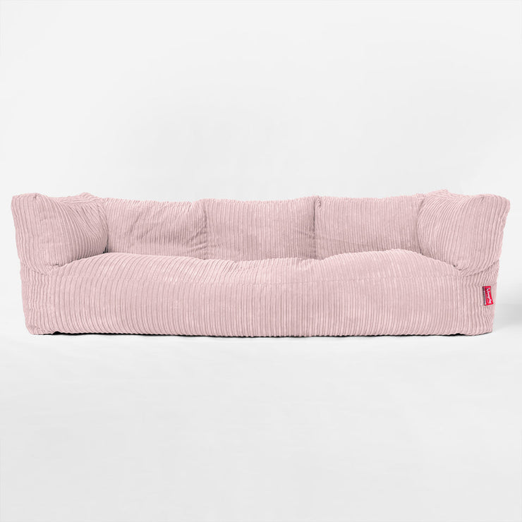 The Albert Sofa Bean Bag Cord Blush Pink Hallohomie